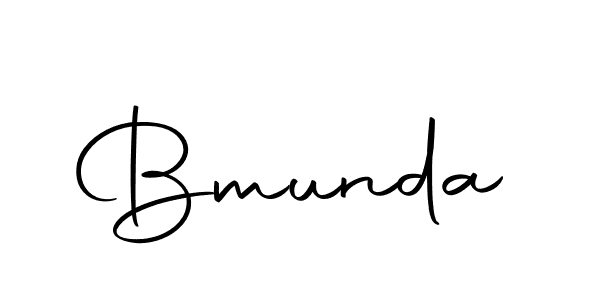 Make a beautiful signature design for name Bmunda. With this signature (Autography-DOLnW) style, you can create a handwritten signature for free. Bmunda signature style 10 images and pictures png