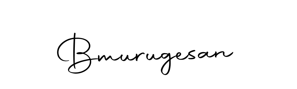 Make a beautiful signature design for name Bmurugesan. With this signature (Autography-DOLnW) style, you can create a handwritten signature for free. Bmurugesan signature style 10 images and pictures png