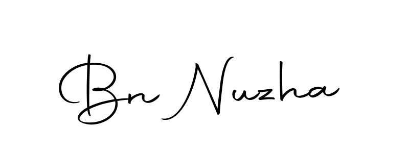 Once you've used our free online signature maker to create your best signature Autography-DOLnW style, it's time to enjoy all of the benefits that Bn Nuzha name signing documents. Bn Nuzha signature style 10 images and pictures png