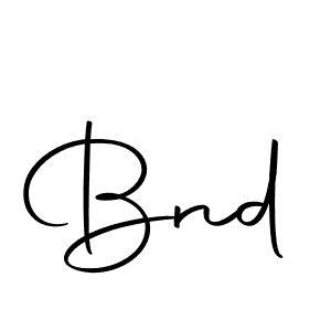 You should practise on your own different ways (Autography-DOLnW) to write your name (Bnd) in signature. don't let someone else do it for you. Bnd signature style 10 images and pictures png