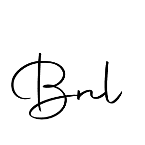 Make a beautiful signature design for name Bnl. With this signature (Autography-DOLnW) style, you can create a handwritten signature for free. Bnl signature style 10 images and pictures png
