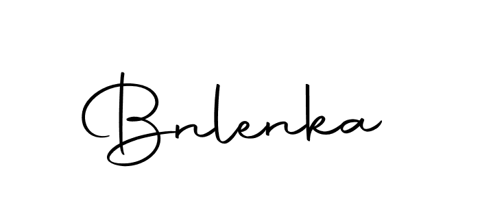 How to make Bnlenka signature? Autography-DOLnW is a professional autograph style. Create handwritten signature for Bnlenka name. Bnlenka signature style 10 images and pictures png