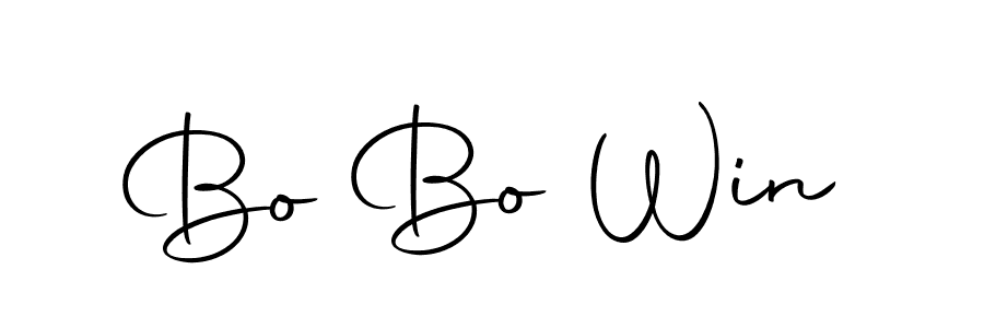 This is the best signature style for the Bo Bo Win name. Also you like these signature font (Autography-DOLnW). Mix name signature. Bo Bo Win signature style 10 images and pictures png