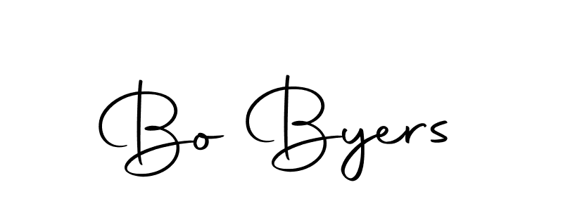 Create a beautiful signature design for name Bo Byers. With this signature (Autography-DOLnW) fonts, you can make a handwritten signature for free. Bo Byers signature style 10 images and pictures png