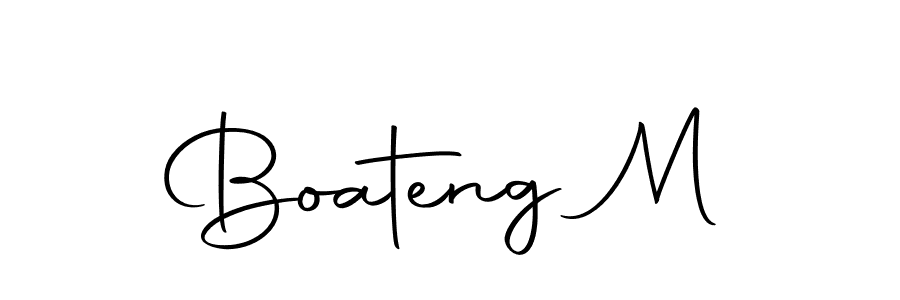 The best way (Autography-DOLnW) to make a short signature is to pick only two or three words in your name. The name Boateng M include a total of six letters. For converting this name. Boateng M signature style 10 images and pictures png