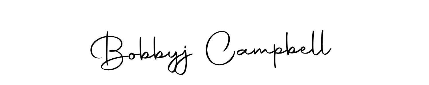 How to make Bobbyj Campbell name signature. Use Autography-DOLnW style for creating short signs online. This is the latest handwritten sign. Bobbyj Campbell signature style 10 images and pictures png
