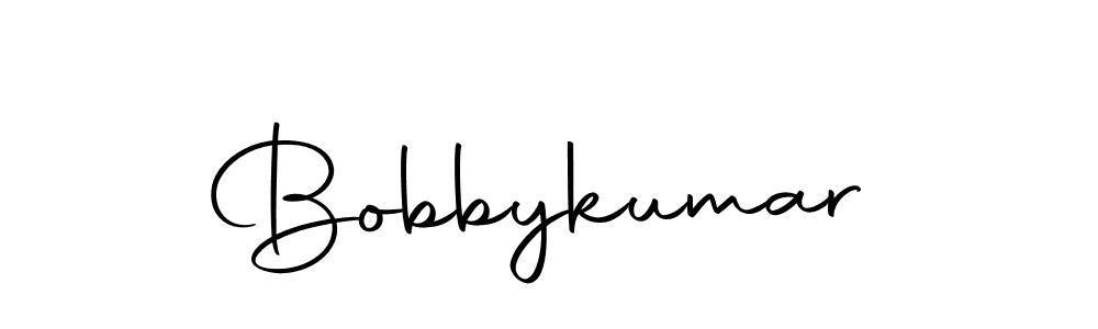Design your own signature with our free online signature maker. With this signature software, you can create a handwritten (Autography-DOLnW) signature for name Bobbykumar. Bobbykumar signature style 10 images and pictures png