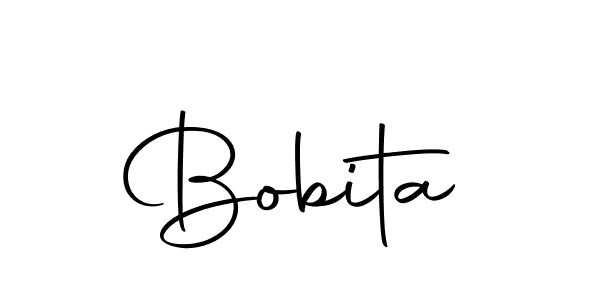 Use a signature maker to create a handwritten signature online. With this signature software, you can design (Autography-DOLnW) your own signature for name Bobita. Bobita signature style 10 images and pictures png