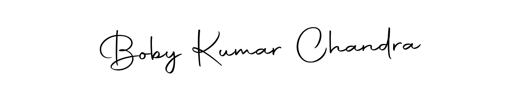 Use a signature maker to create a handwritten signature online. With this signature software, you can design (Autography-DOLnW) your own signature for name Boby Kumar Chandra. Boby Kumar Chandra signature style 10 images and pictures png