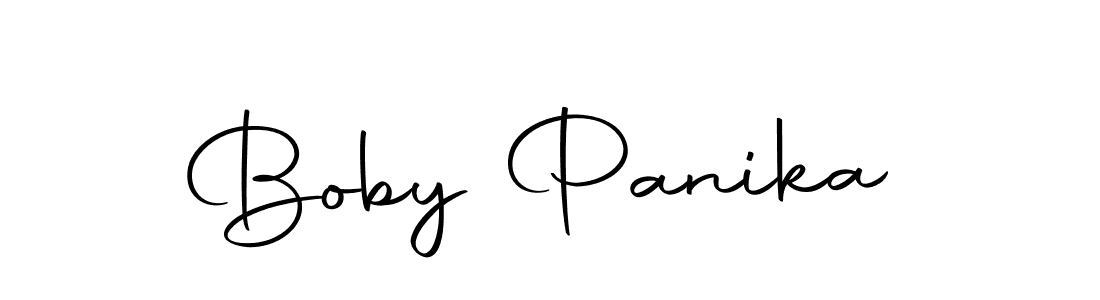 Use a signature maker to create a handwritten signature online. With this signature software, you can design (Autography-DOLnW) your own signature for name Boby Panika. Boby Panika signature style 10 images and pictures png