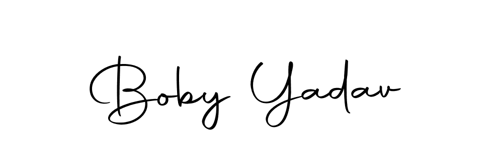 Similarly Autography-DOLnW is the best handwritten signature design. Signature creator online .You can use it as an online autograph creator for name Boby Yadav. Boby Yadav signature style 10 images and pictures png