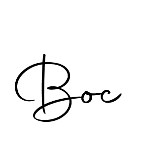 Create a beautiful signature design for name Boc. With this signature (Autography-DOLnW) fonts, you can make a handwritten signature for free. Boc signature style 10 images and pictures png