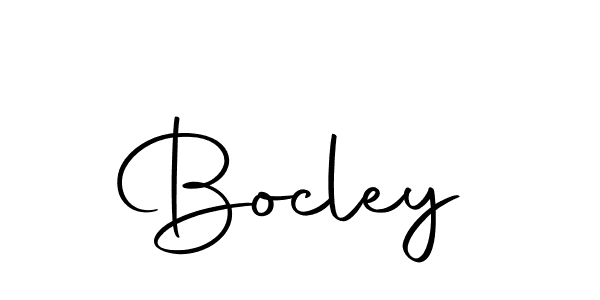 Use a signature maker to create a handwritten signature online. With this signature software, you can design (Autography-DOLnW) your own signature for name Bocley. Bocley signature style 10 images and pictures png