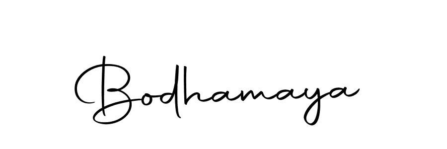 Make a beautiful signature design for name Bodhamaya. With this signature (Autography-DOLnW) style, you can create a handwritten signature for free. Bodhamaya signature style 10 images and pictures png