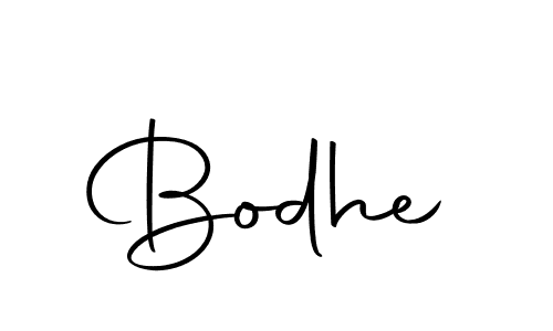Design your own signature with our free online signature maker. With this signature software, you can create a handwritten (Autography-DOLnW) signature for name Bodhe. Bodhe signature style 10 images and pictures png