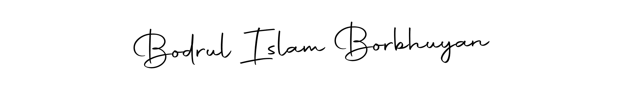 Autography-DOLnW is a professional signature style that is perfect for those who want to add a touch of class to their signature. It is also a great choice for those who want to make their signature more unique. Get Bodrul Islam Borbhuyan name to fancy signature for free. Bodrul Islam Borbhuyan signature style 10 images and pictures png