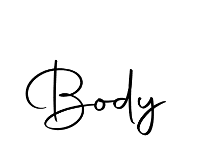 Design your own signature with our free online signature maker. With this signature software, you can create a handwritten (Autography-DOLnW) signature for name Body. Body signature style 10 images and pictures png