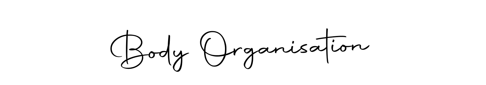 Make a beautiful signature design for name Body Organisation. Use this online signature maker to create a handwritten signature for free. Body Organisation signature style 10 images and pictures png