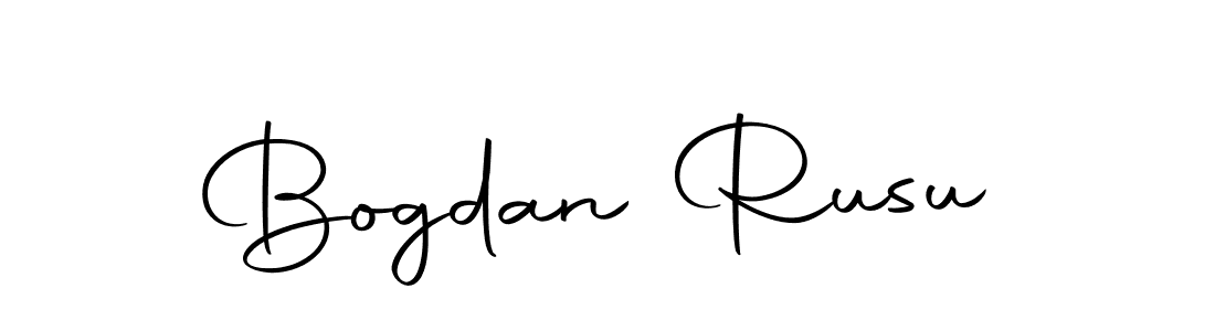 Design your own signature with our free online signature maker. With this signature software, you can create a handwritten (Autography-DOLnW) signature for name Bogdan Rusu. Bogdan Rusu signature style 10 images and pictures png