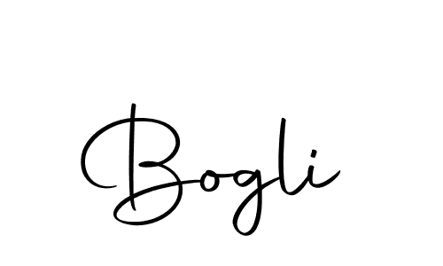 Use a signature maker to create a handwritten signature online. With this signature software, you can design (Autography-DOLnW) your own signature for name Bogli. Bogli signature style 10 images and pictures png