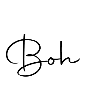 How to make Boh signature? Autography-DOLnW is a professional autograph style. Create handwritten signature for Boh name. Boh signature style 10 images and pictures png