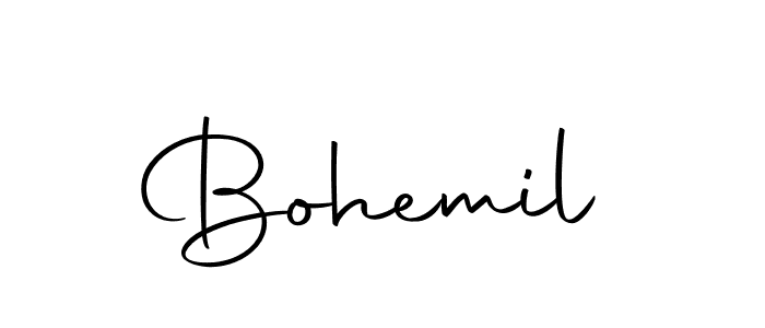 Design your own signature with our free online signature maker. With this signature software, you can create a handwritten (Autography-DOLnW) signature for name Bohemil. Bohemil signature style 10 images and pictures png