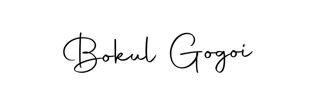 How to make Bokul Gogoi name signature. Use Autography-DOLnW style for creating short signs online. This is the latest handwritten sign. Bokul Gogoi signature style 10 images and pictures png