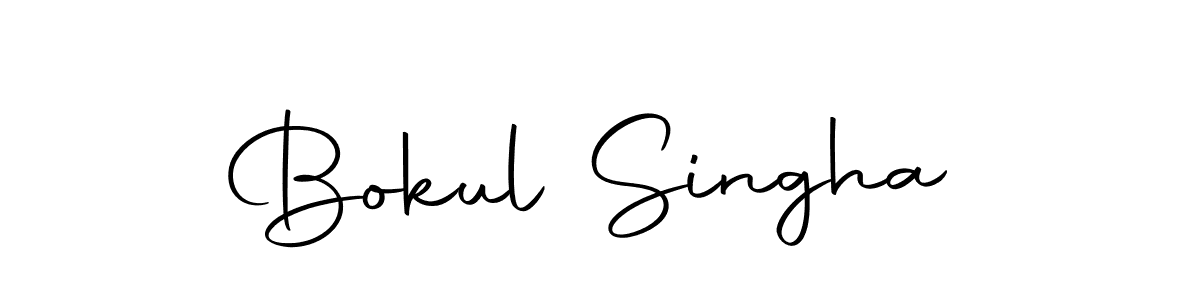Create a beautiful signature design for name Bokul Singha. With this signature (Autography-DOLnW) fonts, you can make a handwritten signature for free. Bokul Singha signature style 10 images and pictures png
