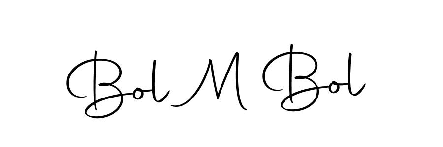 Design your own signature with our free online signature maker. With this signature software, you can create a handwritten (Autography-DOLnW) signature for name Bol M Bol. Bol M Bol signature style 10 images and pictures png