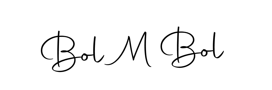 Design your own signature with our free online signature maker. With this signature software, you can create a handwritten (Autography-DOLnW) signature for name Bol M Bol. Bol M Bol signature style 10 images and pictures png