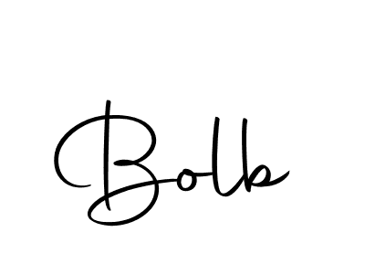 Create a beautiful signature design for name Bolb. With this signature (Autography-DOLnW) fonts, you can make a handwritten signature for free. Bolb signature style 10 images and pictures png