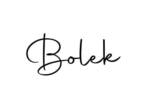 Create a beautiful signature design for name Bolek. With this signature (Autography-DOLnW) fonts, you can make a handwritten signature for free. Bolek signature style 10 images and pictures png