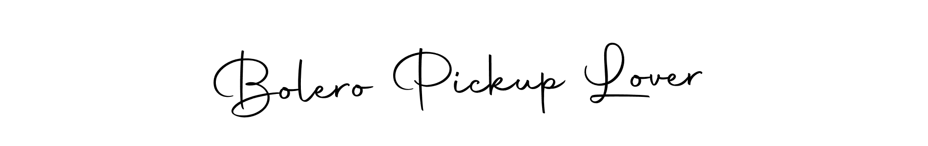 if you are searching for the best signature style for your name Bolero Pickup Lover. so please give up your signature search. here we have designed multiple signature styles  using Autography-DOLnW. Bolero Pickup Lover signature style 10 images and pictures png