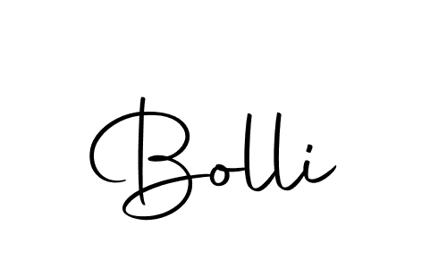 Make a beautiful signature design for name Bolli. With this signature (Autography-DOLnW) style, you can create a handwritten signature for free. Bolli signature style 10 images and pictures png