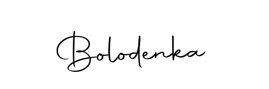How to make Bolodenka signature? Autography-DOLnW is a professional autograph style. Create handwritten signature for Bolodenka name. Bolodenka signature style 10 images and pictures png