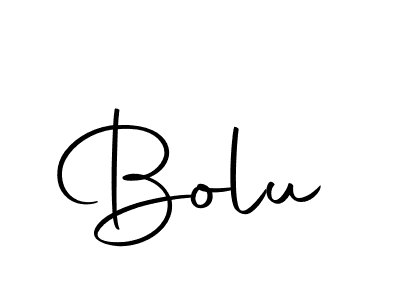 You should practise on your own different ways (Autography-DOLnW) to write your name (Bolu) in signature. don't let someone else do it for you. Bolu signature style 10 images and pictures png