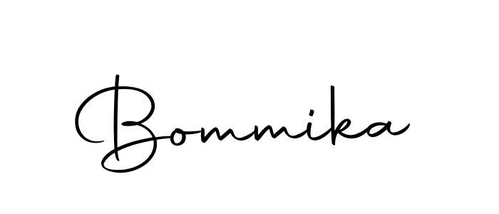 The best way (Autography-DOLnW) to make a short signature is to pick only two or three words in your name. The name Bommika include a total of six letters. For converting this name. Bommika signature style 10 images and pictures png