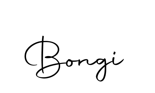 Use a signature maker to create a handwritten signature online. With this signature software, you can design (Autography-DOLnW) your own signature for name Bongi. Bongi signature style 10 images and pictures png