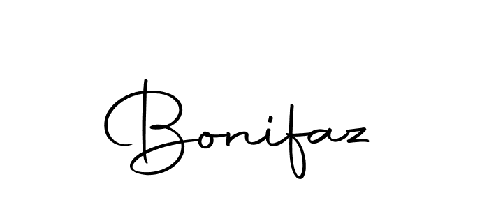 How to make Bonifaz name signature. Use Autography-DOLnW style for creating short signs online. This is the latest handwritten sign. Bonifaz signature style 10 images and pictures png