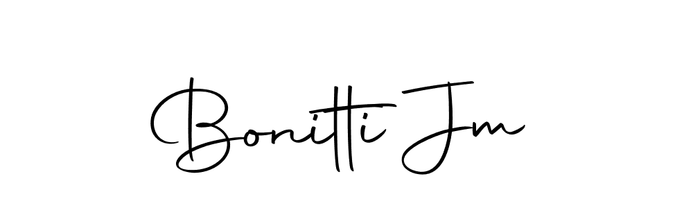 It looks lik you need a new signature style for name Bonitti Jm. Design unique handwritten (Autography-DOLnW) signature with our free signature maker in just a few clicks. Bonitti Jm signature style 10 images and pictures png