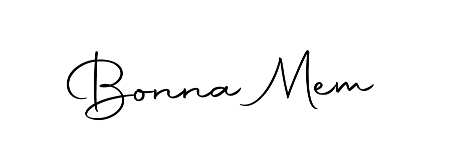 Also You can easily find your signature by using the search form. We will create Bonna Mem name handwritten signature images for you free of cost using Autography-DOLnW sign style. Bonna Mem signature style 10 images and pictures png