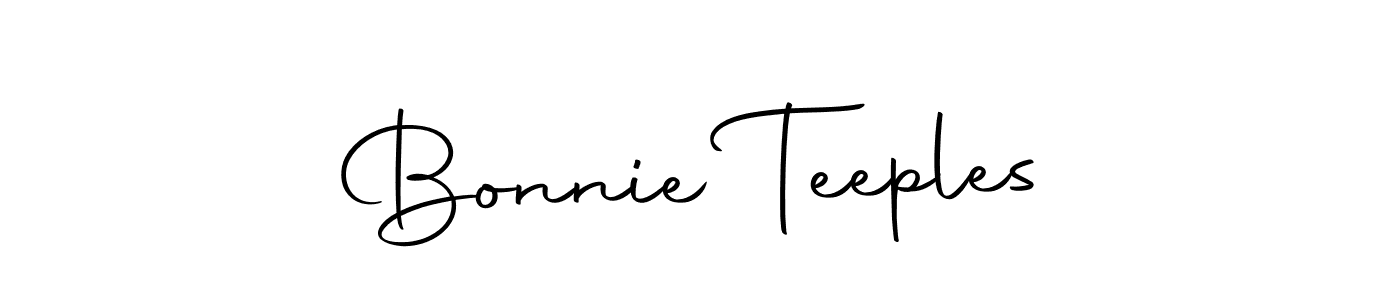 The best way (Autography-DOLnW) to make a short signature is to pick only two or three words in your name. The name Bonnie Teeples include a total of six letters. For converting this name. Bonnie Teeples signature style 10 images and pictures png