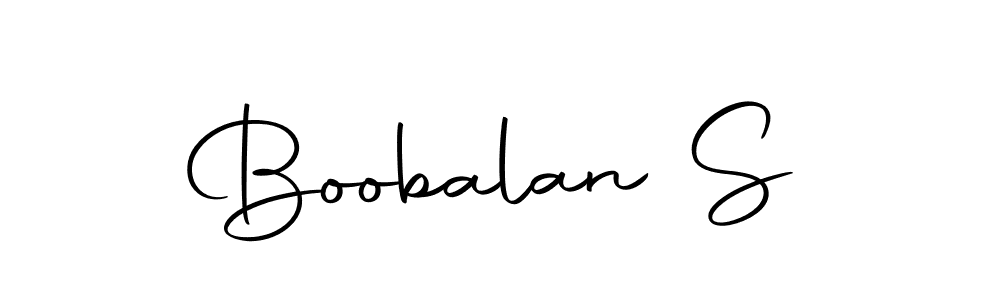 if you are searching for the best signature style for your name Boobalan S. so please give up your signature search. here we have designed multiple signature styles  using Autography-DOLnW. Boobalan S signature style 10 images and pictures png