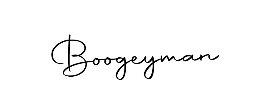 Design your own signature with our free online signature maker. With this signature software, you can create a handwritten (Autography-DOLnW) signature for name Boogeyman. Boogeyman signature style 10 images and pictures png