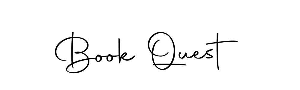 How to make Book Quest name signature. Use Autography-DOLnW style for creating short signs online. This is the latest handwritten sign. Book Quest signature style 10 images and pictures png