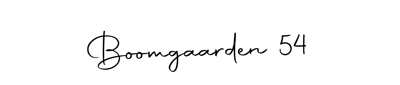 Create a beautiful signature design for name Boomgaarden 54. With this signature (Autography-DOLnW) fonts, you can make a handwritten signature for free. Boomgaarden 54 signature style 10 images and pictures png