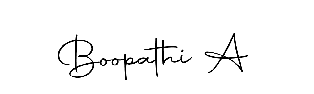 You should practise on your own different ways (Autography-DOLnW) to write your name (Boopathi A) in signature. don't let someone else do it for you. Boopathi A signature style 10 images and pictures png