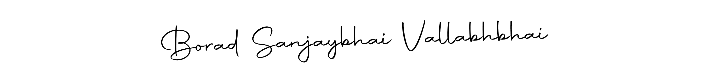 You should practise on your own different ways (Autography-DOLnW) to write your name (Borad Sanjaybhai Vallabhbhai) in signature. don't let someone else do it for you. Borad Sanjaybhai Vallabhbhai signature style 10 images and pictures png