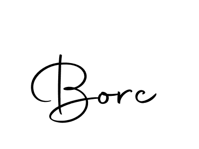 You should practise on your own different ways (Autography-DOLnW) to write your name (Borc) in signature. don't let someone else do it for you. Borc signature style 10 images and pictures png