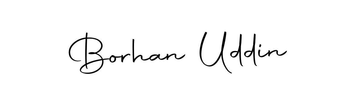 Make a beautiful signature design for name Borhan Uddin. With this signature (Autography-DOLnW) style, you can create a handwritten signature for free. Borhan Uddin signature style 10 images and pictures png